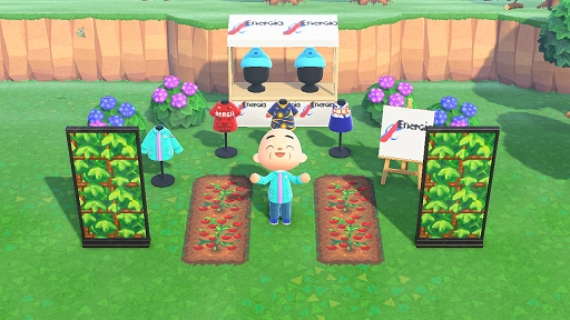 画像ギャラリー No.001のサムネイル画像 / 中国電力が「あつまれ どうぶつの森」にて“カーボンニュートラル”をモチーフにしたマイデザインを配信