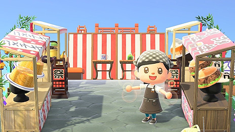 画像ギャラリー No.003のサムネイル画像 / 「あつまれ どうぶつの森」,リニューアルしたコメダ島が8月14日に公開へ。“顔出しパネル”マイデザインの配布,夏祭り開催の情報も