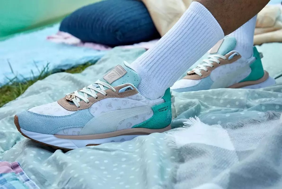 PUMA×「あつ森」コラボのスニーカー,パーカーの画像を海外メディアが公開