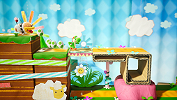 画像ギャラリー No.009のサムネイル画像 / ヨッシーが“しかけ”満載な工作の世界で大冒険。Switch「ヨッシークラフトワールド」のテレビCM映像が公開