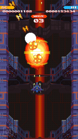 画像ギャラリー No.005のサムネイル画像 / ガンよりボム! スマホ向けシューティング「バクラッシュ」を紹介する「(ほぼ)日刊スマホゲーム通信」第1822回