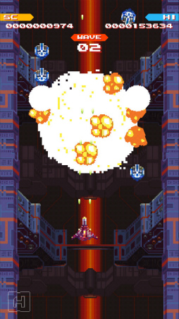 画像ギャラリー No.006のサムネイル画像 / ガンよりボム! スマホ向けシューティング「バクラッシュ」を紹介する「(ほぼ)日刊スマホゲーム通信」第1822回