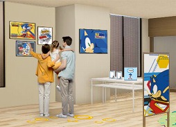 画像ギャラリー No.003のサムネイル画像 / 「ソニック」や「ぷよぷよ」を活用して,病院内をこどもたちにやさしい空間にリニューアル