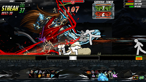 簡単操作で楽しめるカンフーアクション One Finger Death Punch 2 のプレイアブルデモが公開
