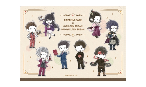 カプコンカフェ「逆転裁判」シリーズ&アニメ「夜は猫といっしょ