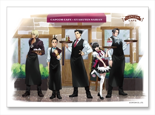 カプコンカフェ×逆転裁判コラボメニュー試食レポート。キャラクターを