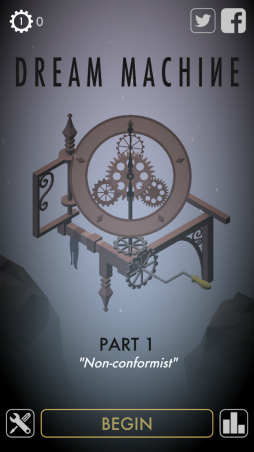 画像ギャラリー No.001のサムネイル画像 / ハンドルを回して脱出しよう。スマホ向けパズルゲーム「Dream Machine : The Game」を紹介する「(ほぼ)日刊スマホゲーム通信」第1826回