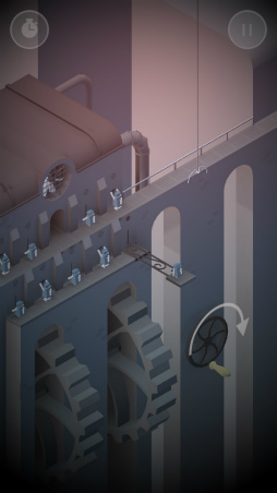 画像ギャラリー No.002のサムネイル画像 / ハンドルを回して脱出しよう。スマホ向けパズルゲーム「Dream Machine : The Game」を紹介する「(ほぼ)日刊スマホゲーム通信」第1826回