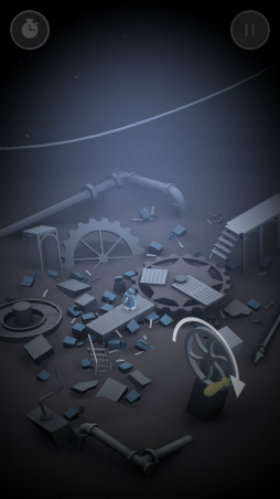 画像ギャラリー No.003のサムネイル画像 / ハンドルを回して脱出しよう。スマホ向けパズルゲーム「Dream Machine : The Game」を紹介する「(ほぼ)日刊スマホゲーム通信」第1826回