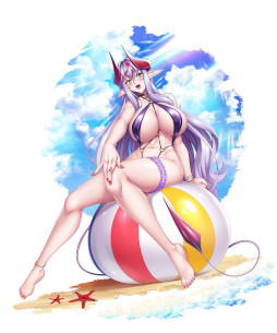 画像ギャラリー No.015のサムネイル画像 / 「対魔忍RPG」,マップイベント“魔王の娘とビーチ”を開催