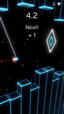 画像ギャラリー No.001のサムネイル画像 / 振り子の原理でロケットを飛ばそう。iOS向けカジュアルゲーム「Space ships」を紹介する「(ほぼ)日刊スマホゲーム通信」第1828回