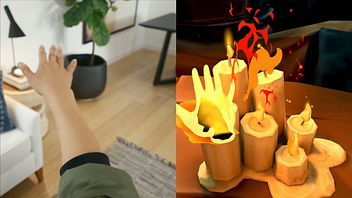 画像ギャラリー No.009のサムネイル画像 / Oculus Quest向けのハンドトラッキングを体験。外部センサーなしで余剰な電力消費もないという,頼もしい最新テクノロジー