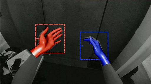 画像ギャラリー No.010のサムネイル画像 / Oculus Quest向けのハンドトラッキングを体験。外部センサーなしで余剰な電力消費もないという,頼もしい最新テクノロジー