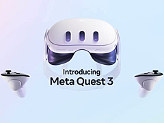 次世代VR HMD「Meta Quest 3」は2023年秋発売。高性能化と周囲をカラー映像で見られる機能が見どころだ。従来モデルは値下げ