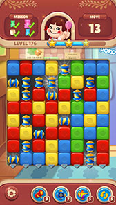 画像ギャラリー No.005のサムネイル画像 / 不二家の“ペコちゃん”を題材にしたスマホ向けパズルゲーム「Peko Blast」がAndroid向けに配信中