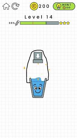 画像ギャラリー No.008のサムネイル画像 / 想像力を駆使して水をコップまで導こう。パズルゲーム「Happy Glass」を紹介する「(ほぼ)日刊スマホゲーム通信」第1835回