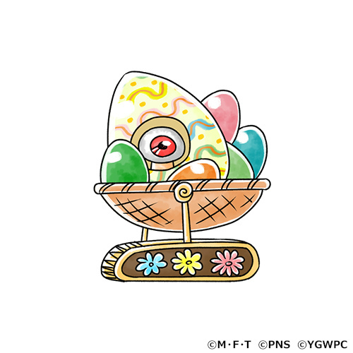 画像ギャラリー No.002のサムネイル画像 / 「ゆるゲゲ」,新たな季節限定超激レア“イースターおやじ”がスプリングガチャに登場