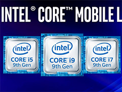 ノートPC向けCPUも8コア＆最大5GHzの時代に。IntelがノートPC向け第9世代Coreプロセッサを発表