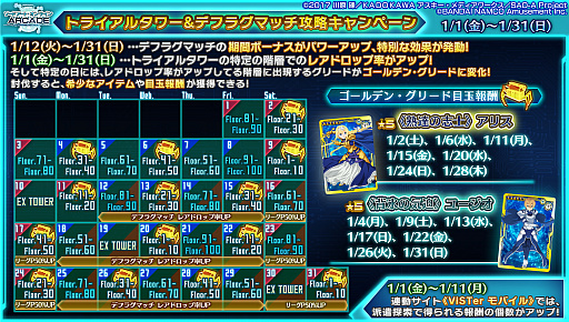 画像ギャラリー No.016のサムネイル画像 / 「ソードアート・オンライン アーケード ディープ・エクスプローラー」,冬の大感謝祭キャンペーン第2弾が開催