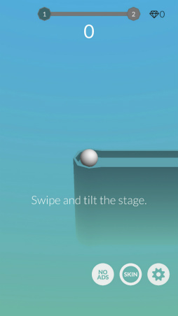 画像ギャラリー No.001のサムネイル画像 / ステージを傾けてゴールを目指す。 スマホ向けアクション「TENKYU - 転球」を紹介する「(ほぼ)日刊スマホゲーム通信」第1838回