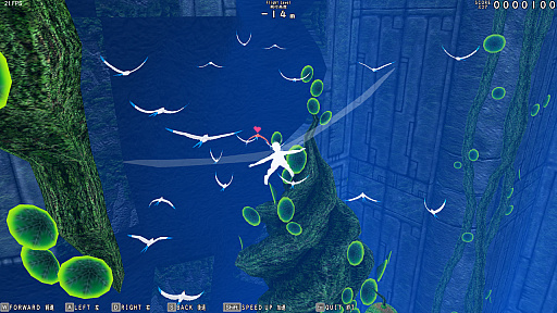 画像ギャラリー No.001のサムネイル画像 / 縦穴落下ゲーム「VerticalFall 垂直降下」,スクリーンショット13点が公開