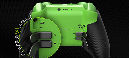 画像集 No.004のサムネイル画像 / Xbox Design Labのラインナップに「Xbox Elite ワイヤレス コントローラー シリーズ 2」が加わる。自分好みのカラーカスタマイズが可能に