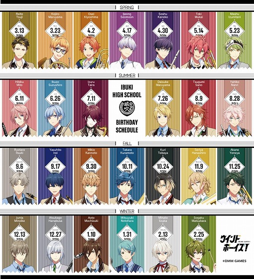 画像ギャラリー No.005のサムネイル画像 / 「ウインドボーイズ!」,3月が誕生日の辻 玲音と丸山小次郎の壁紙を配布