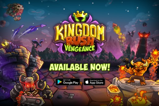 タワーディフェンスゲーム Kingdom Rush Vengeance の配信がスタート