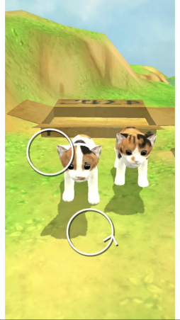 画像ギャラリー No.004のサムネイル画像 / 子猫のもち&きなを優しく導こう。スマホ向けアクション「もちきな」を紹介する「(ほぼ)日刊スマホゲーム通信」第1855回