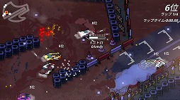 画像ギャラリー No.003のサムネイル画像 / レトロ風のレースゲーム「SUPER PIXEL RACERS」,PS4とXbox One向けに配信開始