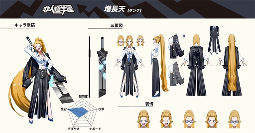 画像ギャラリー No.004のサムネイル画像 / 「非人類学園」,特別なヒーロー“九尾”の情報が公開。新ヒーロー“増長天”も参戦