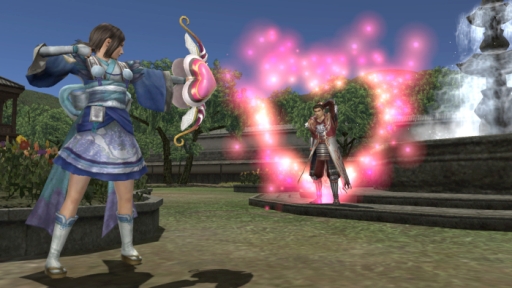 画像ギャラリー No.002のサムネイル画像 / 「信長の野望 Online」で戦国バレンタイン祭りが開催。不思議な弓でハートを射抜こう