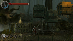 画像ギャラリー No.019のサムネイル画像 / 石化の呪いを受けた騎士がダークな世界で戦う。Switch向けアクション「Castle of Heart」プレイレポート