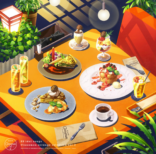 あんスタ!!」の常設カフェ“CAFÉ CINNAMON”の店内BGMでおなじみの あんスタ!!」の常設カフェ“CAFÉ CINNAMON”の店内BGMでおなじみの