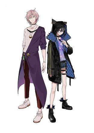 画像ギャラリー No.002のサムネイル画像 / 「カプとれ」とVTuberグループ“ホロスターズ”がコラボ。律可&奏手イヅルの描き下ろしグッズが12月14日より登場