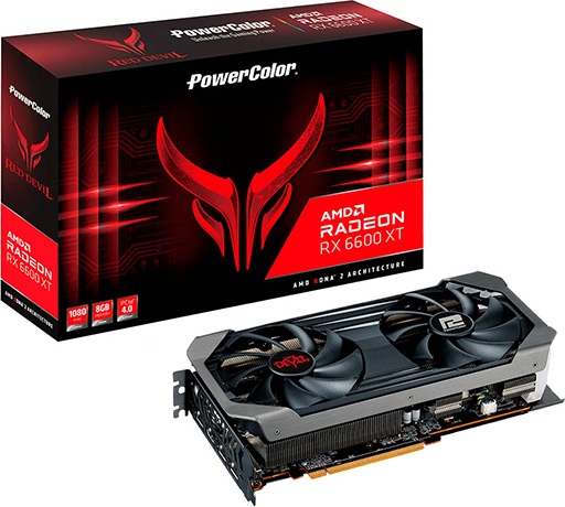 画像ギャラリー No.001のサムネイル画像 / OC仕様のPowerColor製RX 6600 XT搭載カードが国内発売