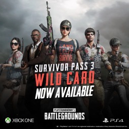 Ps4 Xbox One版 Pubg の最新パス サバイバーパス3 ワイルドカード が配信開始 限定スキンなどを収録した3種類のdlcを販売