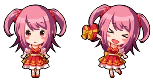 画像ギャラリー No.001のサムネイル画像 / 「リトルリッチマン」,新キャラ「こころちゃん」が登場するバレンタインイベントが開催に