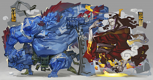 画像ギャラリー No.002のサムネイル画像 / 中国古代の神話伝説がモチーフのPC向け2Dスクロールアクション「Blade Fury」が,Steamにて12月に配信