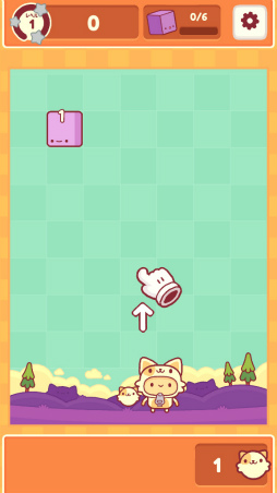 画像ギャラリー No.002のサムネイル画像 / 癒やしと快感の猫玉を打ち出そう。スマホ向けブロック崩し「ぴっふる」を紹介する「(ほぼ)日刊スマホゲーム通信」第1877回