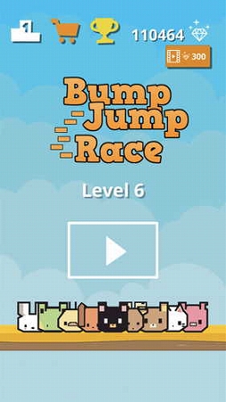 画像ギャラリー No.001のサムネイル画像 / スマホ向けジャンプアクション「Bump Jump Race」が配信開始