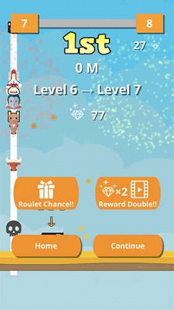 画像ギャラリー No.003のサムネイル画像 / スマホ向けジャンプアクション「Bump Jump Race」が配信開始