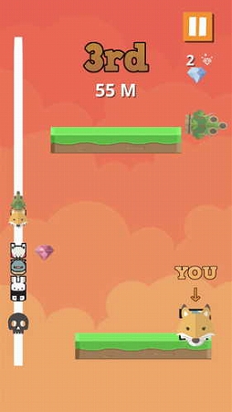 画像ギャラリー No.004のサムネイル画像 / スマホ向けジャンプアクション「Bump Jump Race」が配信開始