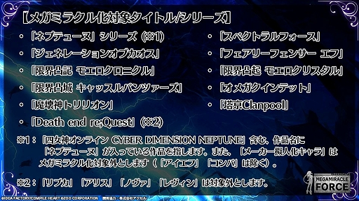 画像ギャラリー No.005のサムネイル画像 / 「メガミラクルフォース」,事前登録者数が5万人を突破