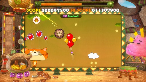 画像ギャラリー No.007のサムネイル画像 / 「日々、コントローラーいじり。」,ミニゲーム第3弾「フワフワバルーン」が本日配信