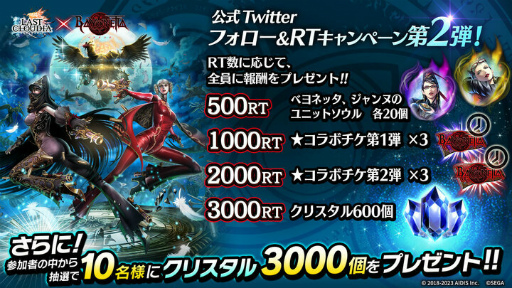 画像ギャラリー No.001のサムネイル画像 / 「ラストクラウディア」,「ベヨネッタ」コラボ第2弾として新ユニット“ジャンヌ”が登場