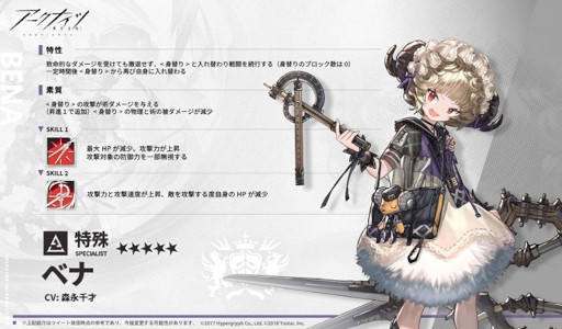 画像ギャラリー No.002のサムネイル画像 / 「アークナイツ」期間限定イベント“灯火序曲”が開催中。“★5 ベナ”が登場