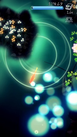 画像ギャラリー No.005のサムネイル画像 / 金魚を導いて無限の水溜りを旅する「GoldFish -無限の水溜り-」,iOS版が12月9日に配信