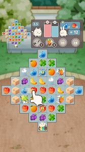 画像ギャラリー No.002のサムネイル画像 / のんびりスローライフパズル「うさぎLIFE 〜もぐもぐパズル〜」が配信開始