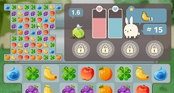 画像ギャラリー No.004のサムネイル画像 / のんびりスローライフパズル「うさぎLIFE 〜もぐもぐパズル〜」が配信開始